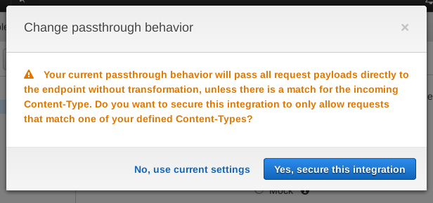 Secure the integration